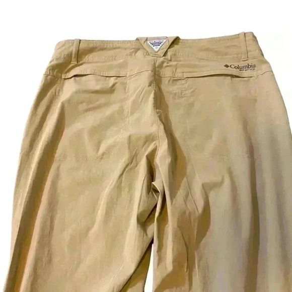 Columbia Women Jeans Pants Khaki/light tan Color Pockets Straight Legs 6 - Picture 4 of 16